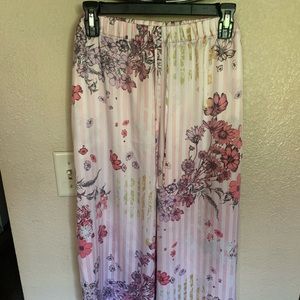 Victoria secret PJ striped floral